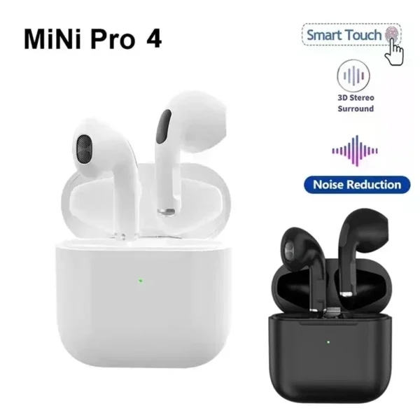 2024 Air Pro 4 TWS Wireless Bluetooth Earphones Headphones Mini Earpone Headset For PC Android Apple iPhone Earbuds Accessories - Image 2