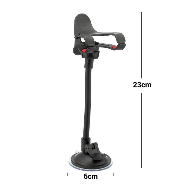 1PCS 360° Rotating Car Phone Holder, Universal Dashboard Mount, Adjustable GPS Phone Stand, Auto Accessories for Phones - Image 3