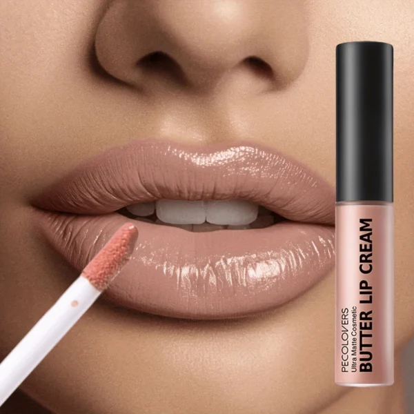 Sexy Red Nude Lipstick Waterproof Long Lasting Non-fade Matte Velvet Lip Glaze Non-stick Cup Lip Tint Women Makeup