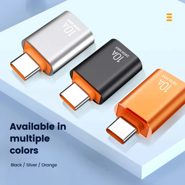 Elough 10A USB Type C To USB A Adapter USB 3.0to Type C OTG Converter Connector For Macbook iPad Huawei Xiaomi Samsung - Image 6