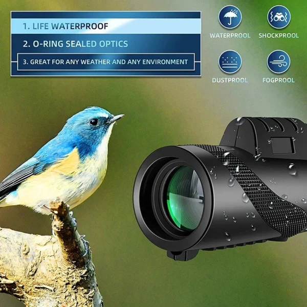 Portable Zoom HD 5000M Telescope Folding Long Distance Mini Powerful Telescope for Hunting Sports Outdoor Camping Travel - Image 3