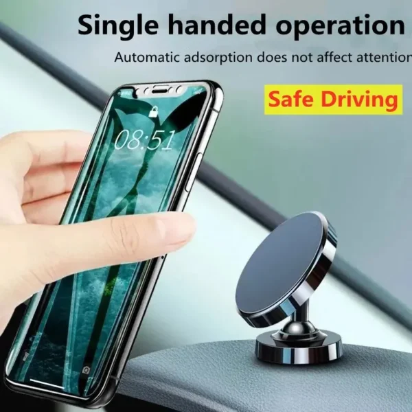 Magnetic Car Phone Holder Stand Dashboard Magnet Car Mount Smartphone Mobile Support In Car Bracket for iPhone Samsung Xiaomi - Image 5