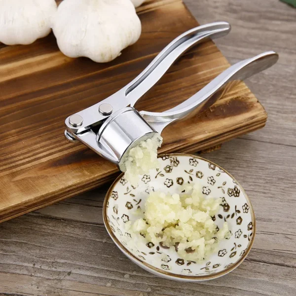 Kitchen Stainless Steel Garlic Smasher Squeezer Manual Press Grinding Tool Kitchen Accessories Kitchen Gadgets and Accessories - Image 2