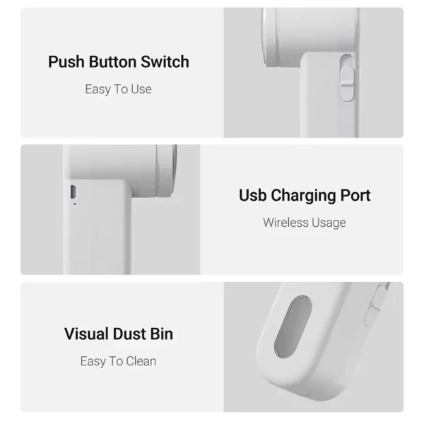 Xiaomi MIJIA Fabric Shaver For Clothing Fluff Pellet Remover Pilling Machine Portable Lint Eliminator Clothes Shaver LintRemover - Image 2