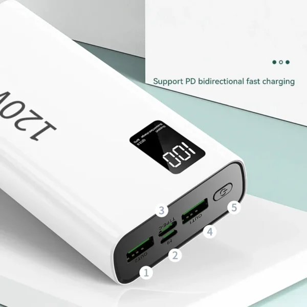 Xiaomi 120W High Capacity Power Bank 50000mAh Fast Charging Powerbank Portable Battery Charger For iPhone Samsung Huawei - Image 6