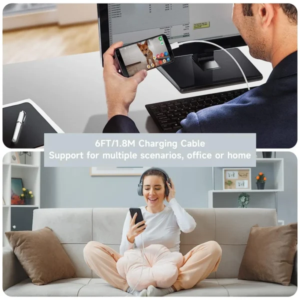 NNBILI 1-3PCS 10A 100W Type C Super Fast Charging Cable Data Cord For Samsung Huawei Xiaomi Redmi Quick Charing USB C Cables - Image 5