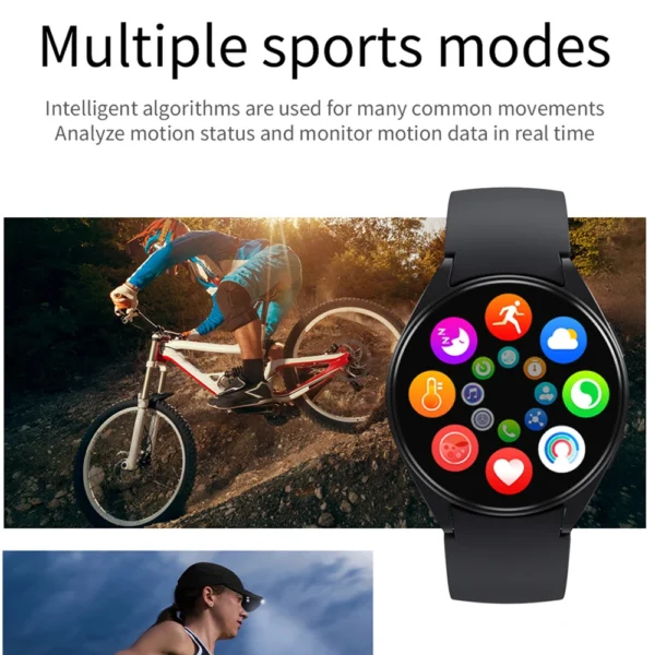 New Smart Watch 6 Men And Woman 1.44 Inch Screen Bluetooth Call Heart Rate Health Monitoring For Sunxing Wacthes 6 Pro Updates - Image 3