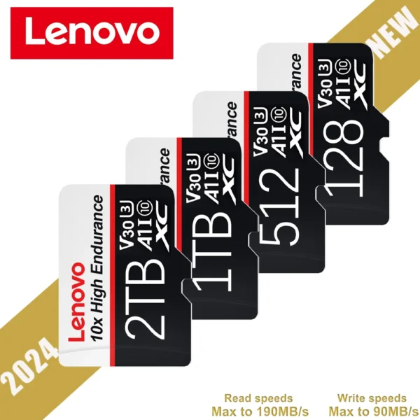 Lenovo 2TB Real Capacity Micro TF SD Card 1TB 2TB Mini SD Memory Card High Speed Cartao De Memoria For Nintendo Switch Camera