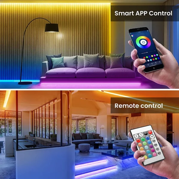 Tape Bluetooth USB LED Strip Light 5050 SMD 5V USB RGB Lights Flexible LED Lamp Tape Ribbon RGB Self-adhesive TV Desktop Diode - Image 3