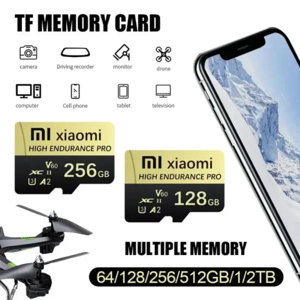 Mijia Xiaomi Micro TF SD Card 2TB Memory Card A2 High Speed 1TB 128GB 256GB Cartao De Memoria Data Storage for Nintendo Switch - Image 4