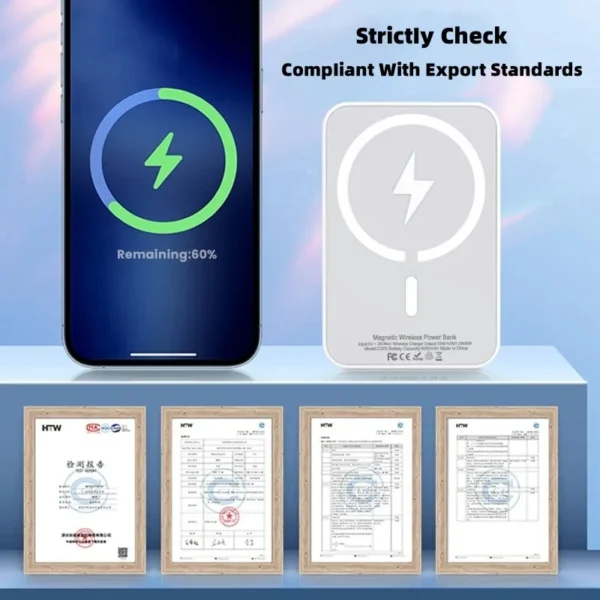Magnetic Power Bank For Apple Original Powerbank External Auxiliary Battery Pack Wireless Fast Charger for iPhone 12 13 14 15 16 - Image 6