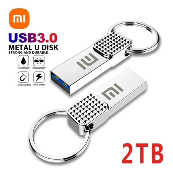 Xiaomi 2TB Original Flash Drive USB 3.0 High Speed Pen Drive 1TB Metal Waterproof Type C USB Memory For Computer Storage Devices