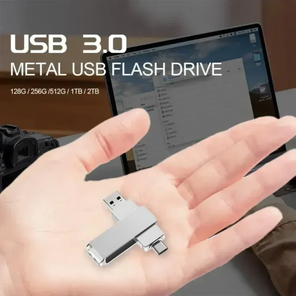 Xiaomi Metal USB Flash Drive Type-C Interface U Disk Memory Stick High Speed File Transfer 8TB 4TB Large Capacity Pen Drive 16TB - Image 5