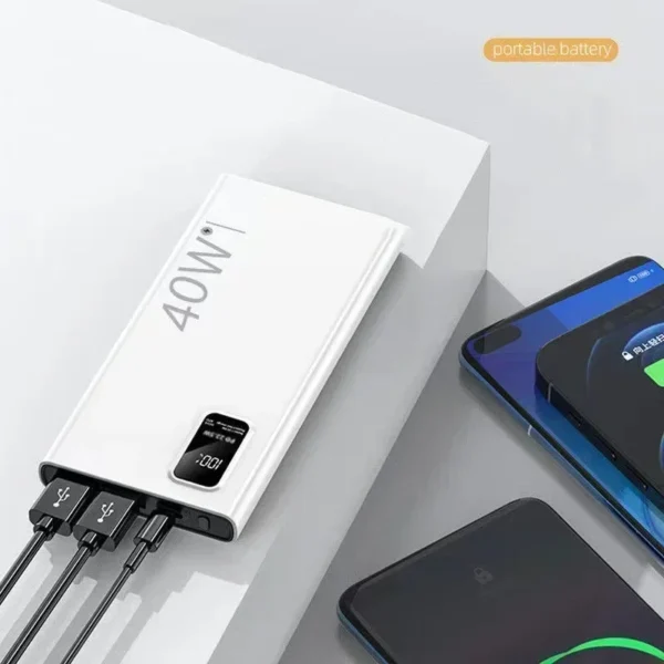 20000mAh Large Capacity Power Bank 40W USB C Fast Charger For iPhone Samsung Xiaomi 10000mAh Portable Mobile External Battery - Image 5