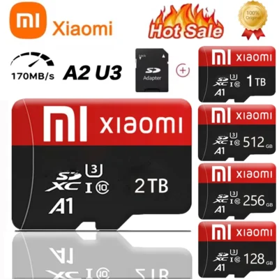 Original XIAOMI Micro TF SD Card 2TB High Speed 1TB TF SD Memory Card 1TB Mobile Phone Computer Camera Flash Memory Card