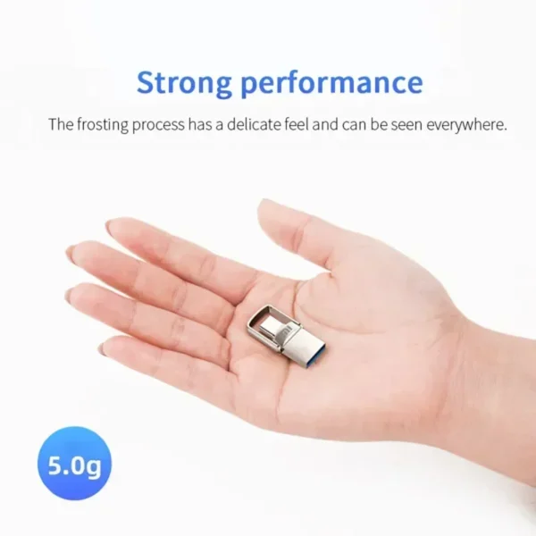 XIAOMI 2TB Metal Pendrive 2 IN 1 OTG 1TB 512GB USB Flash Drives 256GB 2TB USB 3.0 Pen Drive Memory Stick Type C For Cellphone PC - Image 5