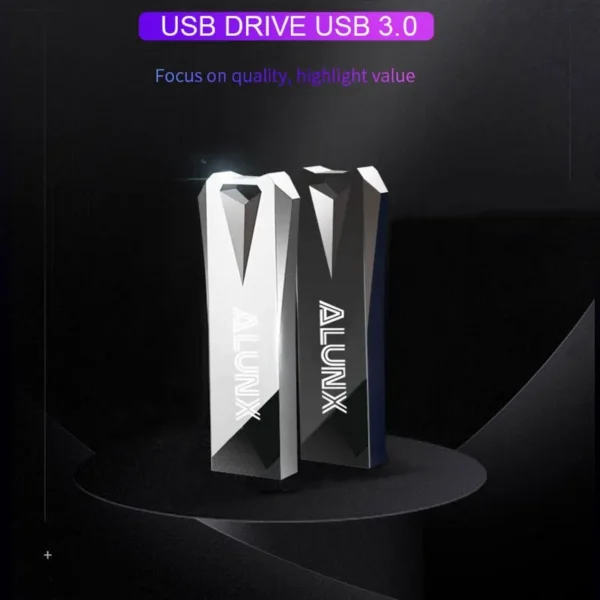 ALUNX USB 3.0 Pendrive 64Gb Memory Stick 32Gb 4Gb Metal Usb Flash Drive 128Gb Pen Drive 64 Gb 8Gb Usb Stick 16 Gb - Image 3