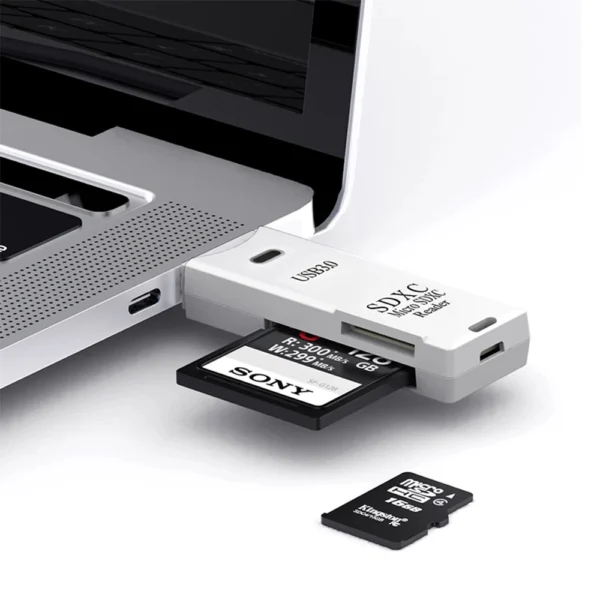 NNBILI NEW USB 3.0 2.0 To Micro SD TF Memory Card Reading Adapter High Speed 2 IN 1 Card Reader For Phone PC Laptop Accessories - Image 3