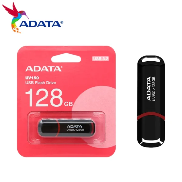 ADATA UV150 USB Flash Drive USB3.2 32GB 64GB pendrive High Speed 128GB 256GB флешка Black Flash Memory Stick for computer