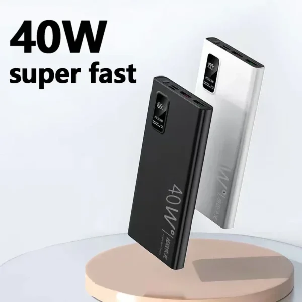 20000mAh Large Capacity Power Bank 40W USB C Fast Charger For iPhone Samsung Xiaomi 10000mAh Portable Mobile External Battery - Image 3