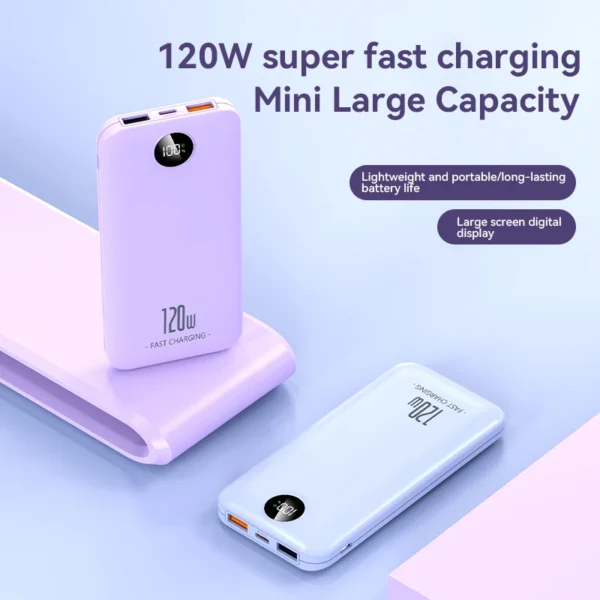 Xiaomi 200000mAh Power Bank 120W Super Fast Charger Portable External Battery Large Capacity Mobile Power for iPhone Samsung New - Image 6