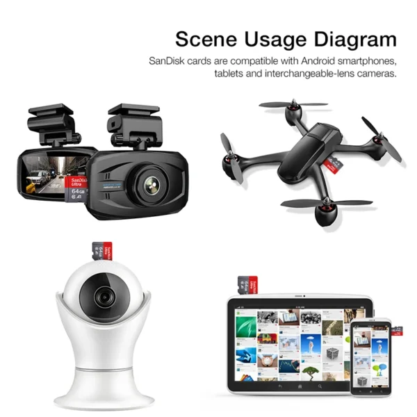 Micro SD Memory Card TF/SDCard 32GB 64GB 256GB 512GB 120M/S Class10 UHS-1 Flash Ultra 128GB Camera/Phone For Card Reader/Adapter - Image 5