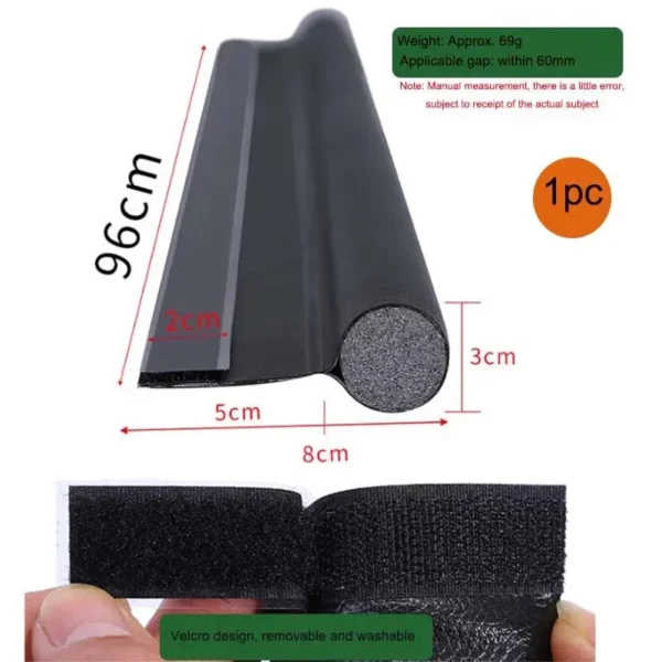 A Sealing Strip Door Seam Door Bottom Sealing Strip Sound Insulation Wind Strip Foam Tape Bedroom Door Gap Waterproof Handwork - Image 2