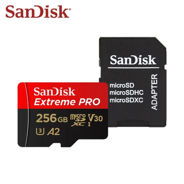 Original SanDisk Extreme Pro V30 MicroSDXC 256GB 128GB 64GB MicroSDHC 32GB Flash Memory Card TF Card 512GB 1TB For Camera/Drone - Image 5