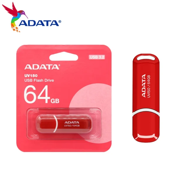 ADATA UV150 USB Flash Drive USB3.2 32GB 64GB pendrive High Speed 128GB 256GB флешка Black Flash Memory Stick for computer - Image 6