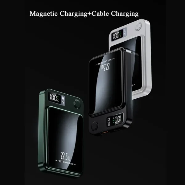 Xiaomi 100000mAh Capacity Power Bank Magnetic Wireless 22.5W Ultra Super Fast Charging Magnetic Power Bank For Iphone15 Samsung - Image 2