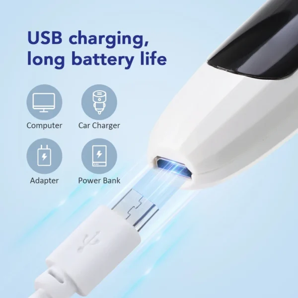Electric Eyelash Curler Fast Heating Eyelash Curler Long Lasting Natural Eyelash Comb Professional Portable Heated Curling Brush - Image 6