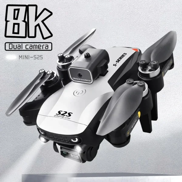 S2S Mini Drone 4k 8K HD Camera Obstacle Avoidance Aerial Photography Brushless Motor Foldable Rc Quadcopter Kid Toy - Image 2