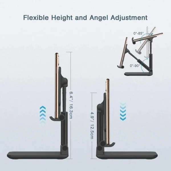 High Quality Desktop Tablet Holder Table Cell Foldable Extend Support Desk Mobile Adjustable Phone Holder Stand - Image 6