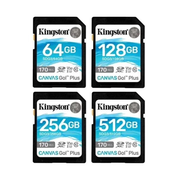Kingston High Speed 4K SD Card 64GB 128GB 256GB 512GB Memory Card Up to 170MB/s Read V30 U3 Flash Card C10 for Camera - Image 5