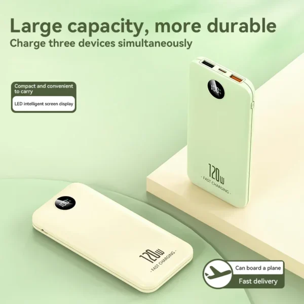 Xiaomi 200000mAh Power Bank 120W Super Fast Charger Portable External Battery Large Capacity Mobile Power for iPhone Samsung New - Image 2