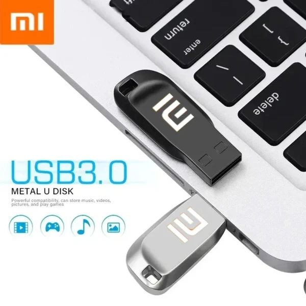 Original Xiaomi Pen Drive 2 TB USB 3.0 Flash Metal Drive 1TB Large Capacity High-Speed Transfer Storage Waterproof Memory U Disk - Image 2