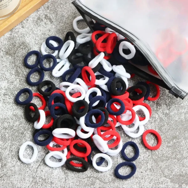 50/100pcs Kids Elastic Hair Bands Girls Gum Scrunchie Rubber Band for Children Nylon Hair Ties Headband Baby Hair Accessories - Image 6