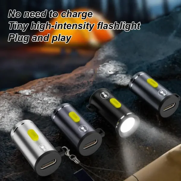 Mini Handheld Flashlight Super Bright Small Handheld Pocket Flashlights Waterproof Pocket Outdoor Flash Light Camping - Image 5