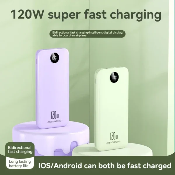 Xiaomi 200000mAh Power Bank 120W Super Fast Charger Portable External Battery Large Capacity Mobile Power for iPhone Samsung New - Image 4