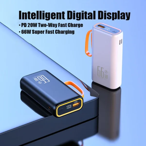 200000mAh Handheld Large Capacity Power Bank Supports 66W Fast Charging Suitable For Outdoor Camping And Mobile Phone Charging - Image 6