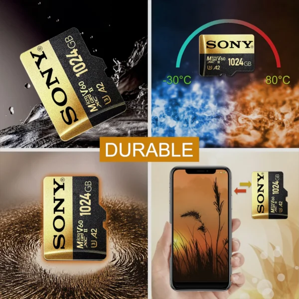 Sony Micro SD Card Memory Card Hight Speed MIni MicroSD Card 1TB 512GB 256GB 128GB SD TF Flash Card For XIaomi Camera PC - Image 2
