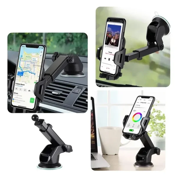 Sucker Car Phone Holder Mount Stand Suction Cup Smartphone Mobile Cell Support in Car Bracket For iPhone Xiaomi Huawei Samsung - Image 6