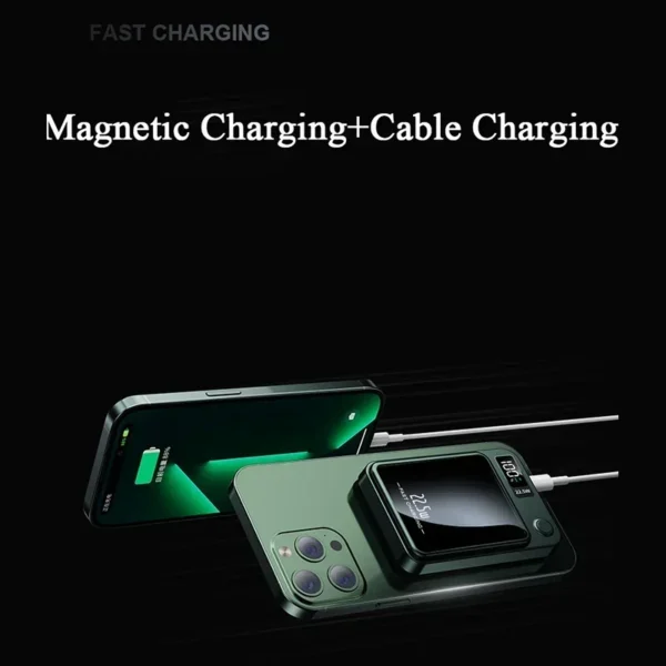 Xiaomi 100000mAh Capacity Power Bank Magnetic Wireless 22.5W Ultra Super Fast Charging Magnetic Power Bank For Iphone15 Samsung - Image 3