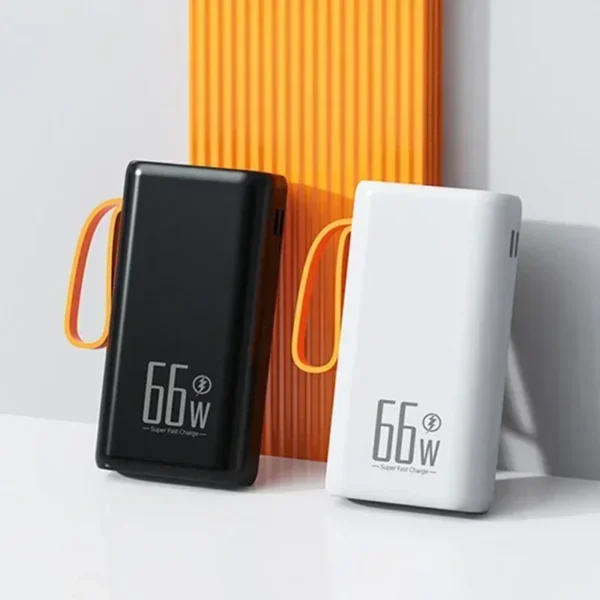 20000mah large capacity 66W USB C two-way ultra-fast charging LED power display for Huawei iPhone Xiaomi portable Powerbank - Image 3