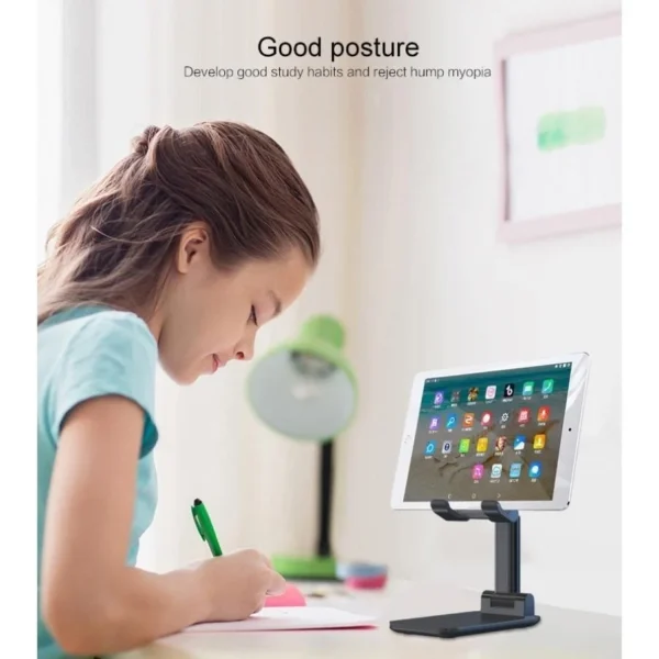 High Quality Desktop Tablet Holder Table Cell Foldable Extend Support Desk Mobile Adjustable Phone Holder Stand - Image 2